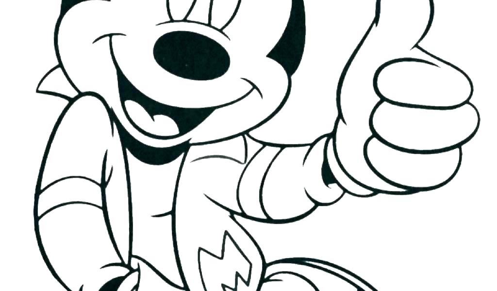 1024x600 Mickey Mouse Face Drawing