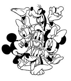 236x269 New Mickey And Friends Coloring Pages