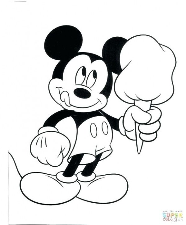 599x724 Minnie Mouse Face Coloring Wonderful Mickey Mouse Drawing Face