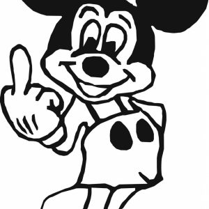 300x300 How To Draw Mickey Mouse Face New Easy Mickey Mouse Drawing Draw