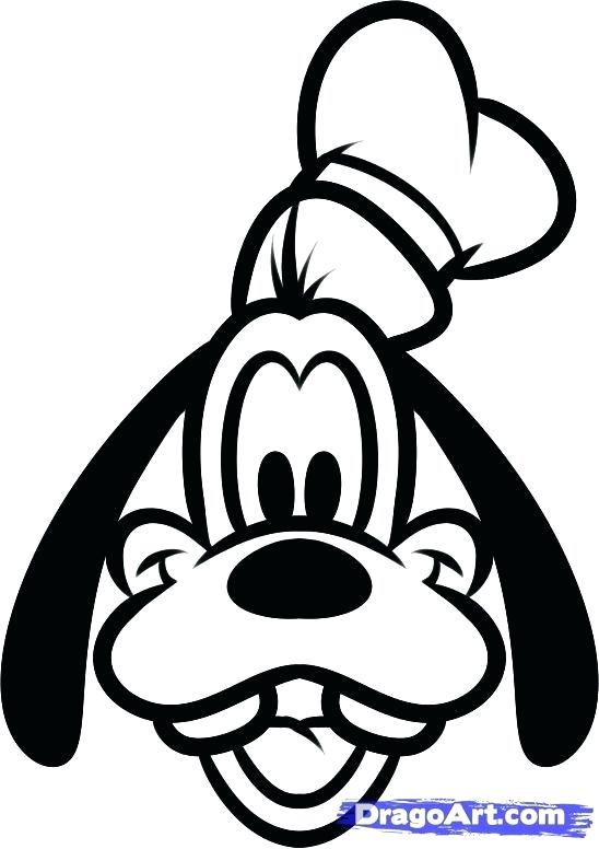 548x776 How To Draw Mickey Mouse Face Step