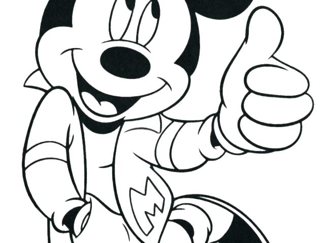 640x480 Mickey Mouse Outline Coloring Pages Print For Teens Staranovalja