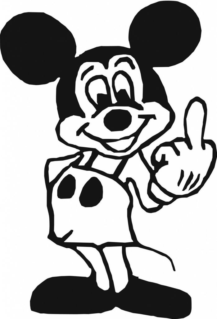 699x1024 Mickey Mouse Face Drawing Easy
