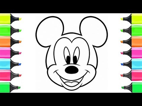 480x360 Mickey Mouse Clubhouse Glitter Coloring And Drawing For Kids