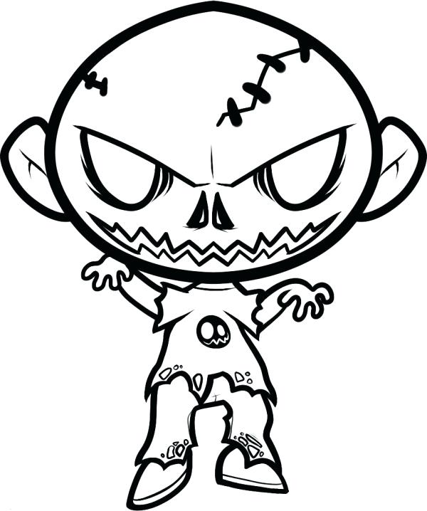 600x718 Zombie Coloring Pages Disney Mickey Mouse Free For Kids
