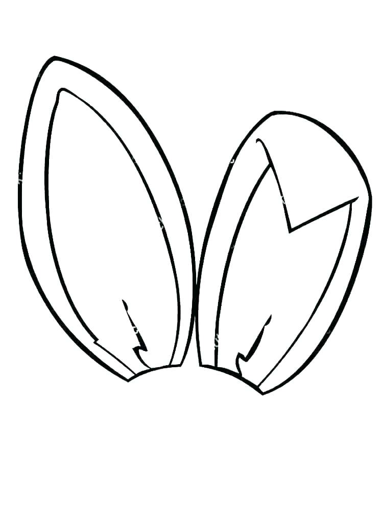 750x1000 Mickey Mouse Ears Coloring Sheets