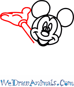 300x350 How To Draw Mickey Mouse