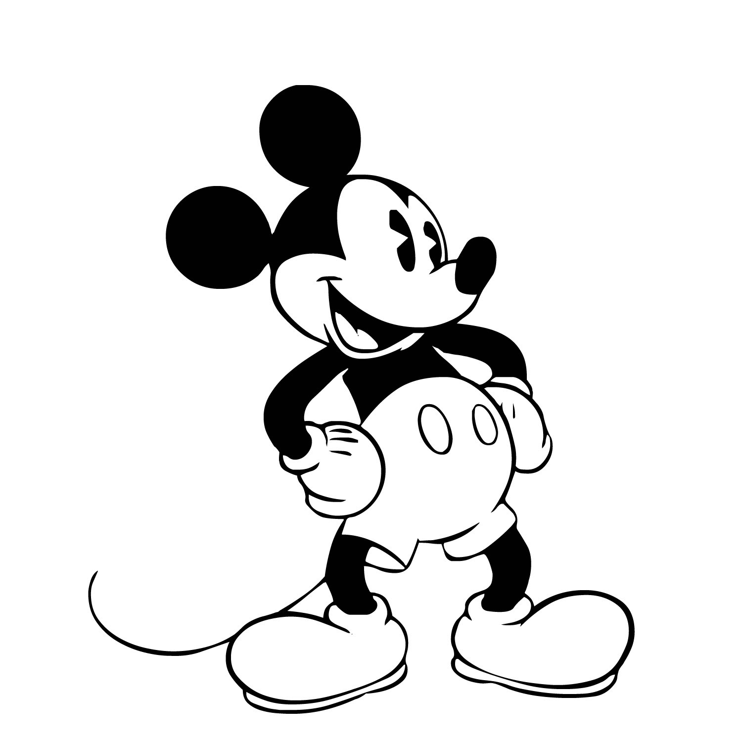 Mickey Mouse Drawing Step By Step | Free download on ClipArtMag