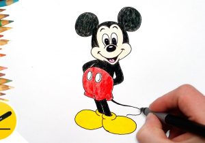 300x210 pencil sketch of mickey mouse disney mickey mouse sketch pencil