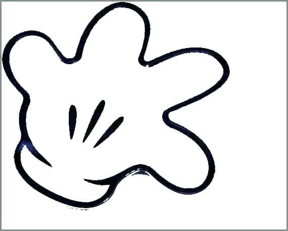 570x457 Ble Mickey Mouse Head Template Glove Ears Cross Stitch Pattern