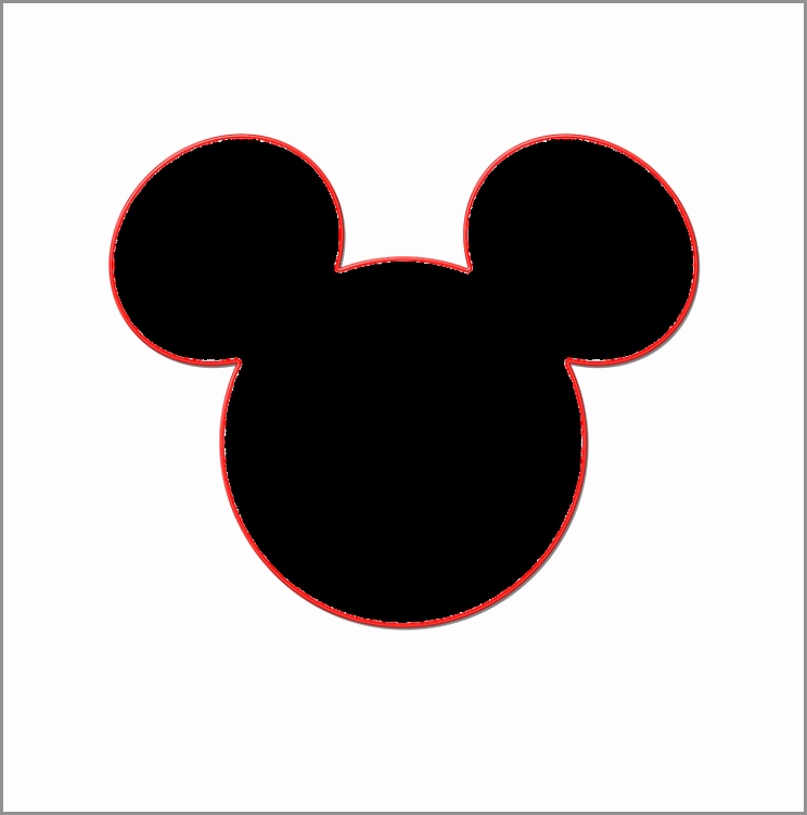 744x751 Unique Mickey Mouse Ears Clip Art Drawing Clip Art Designs Example
