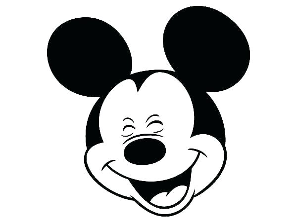 600x450 Mickey Mouse Face Drawing