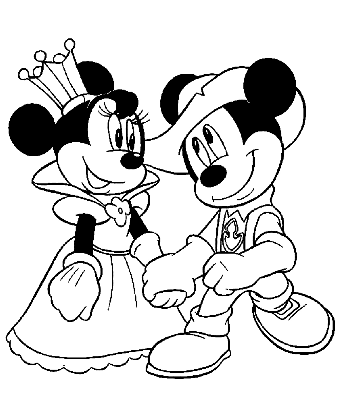 1246x1424 Minnie Mouse Face Drawing Pencil Drawings Of Mickey And Minnie