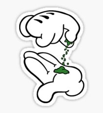 210x230 Mickey Mouse Hands Drawing Stickers Redbubble