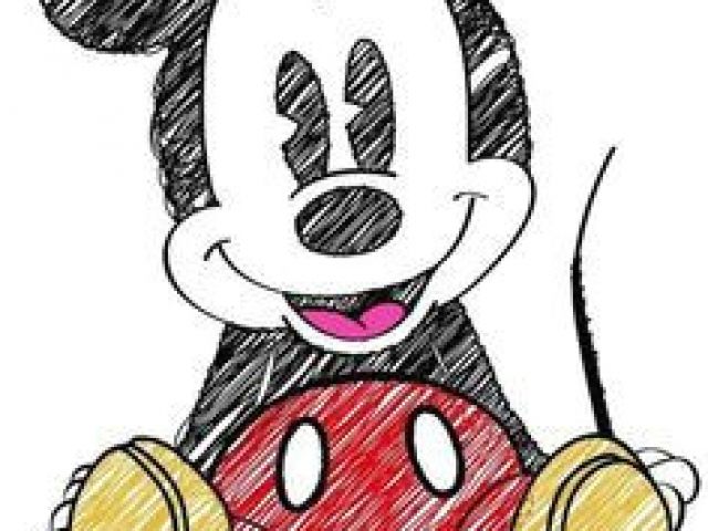 640x480 Drawings Of Mickey Mouse Hands Mickey Mouse Disney Drawing Sketch