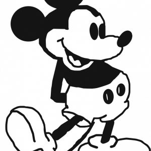 300x300 How To Draw Mickey Mouse Face New Easy Mickey Mouse Drawing Draw
