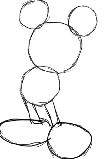 428x614 How To Draw Mickey Mouse Disney Mickey Mouse, Mice