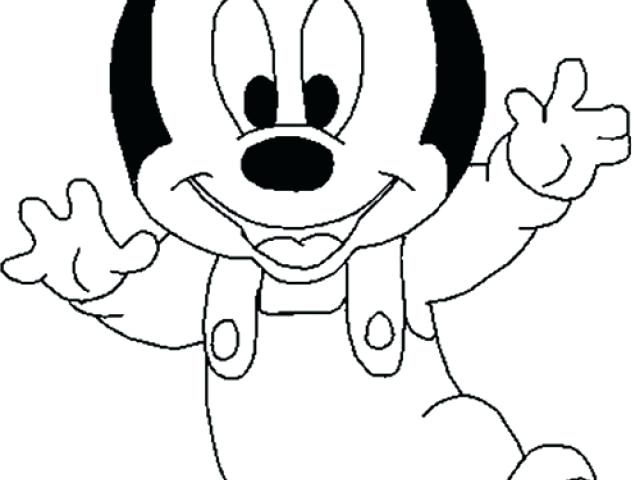 640x480 Mickey Mouse Outline How To Draw Mickey And Step