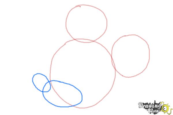 600x400 How To Draw Mickey Mouse Step