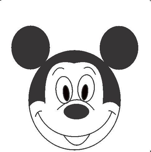 486x489 How To Draw Mickey Mouse In Some Simple Steps