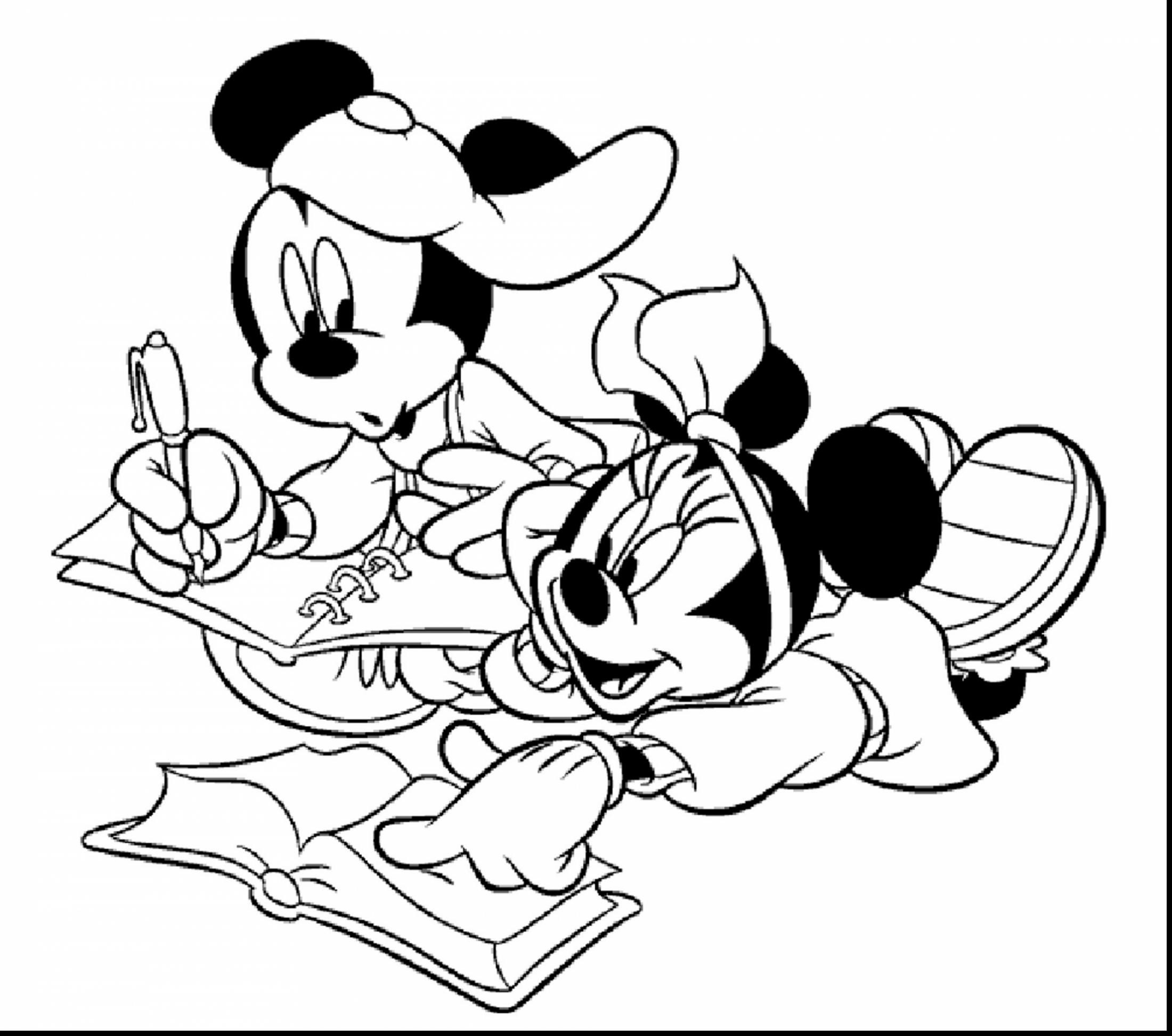 2200x1944 Coloring Pages Mickey Mouse Halloween Printable Simple Minnie Free