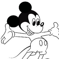 200x200 Drawing Mickey Mouse