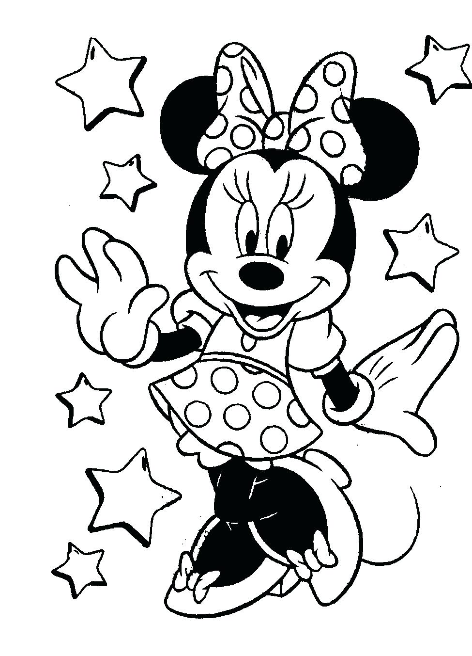 975x1353 Mickey Mouse Sketch For Coloring Beautiful And Drawing At Of Fresh