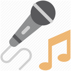 250x250 Microphone And Music Notes Clipart Png, Picture