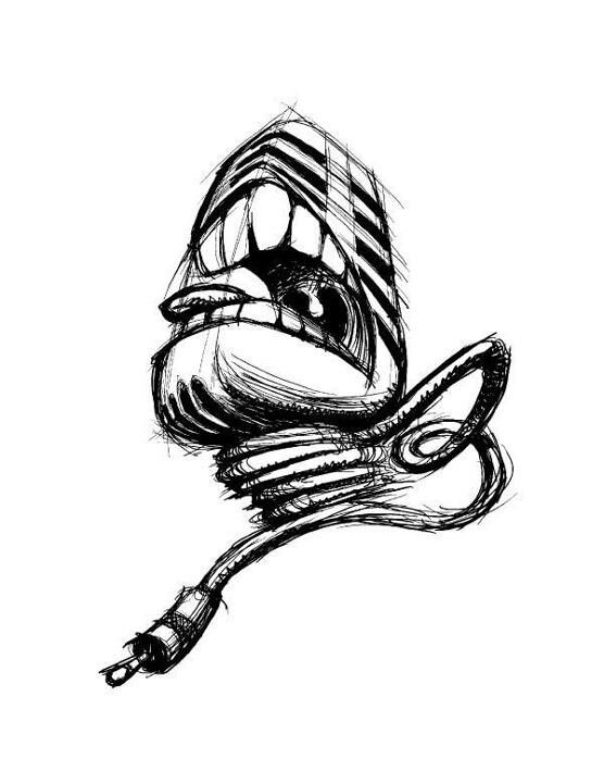 556x720 Microphone Mouth Tattoo Tattoos Music Tattoos, Music Tattoo