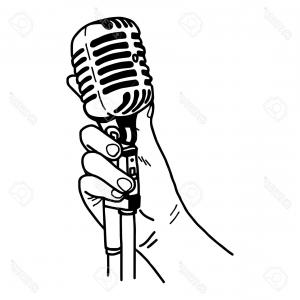 300x300 Stock Illustration Retro Microphone Vector Sign Sohadacouri