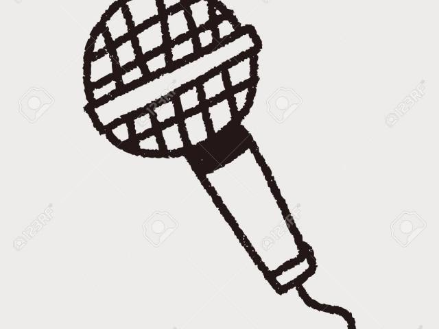 640x480 Free Drawn Microphone, Download Free Clip Art