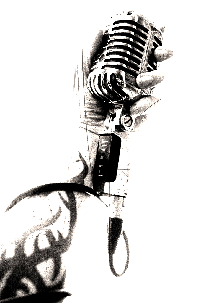 Microphone Pencil Drawing