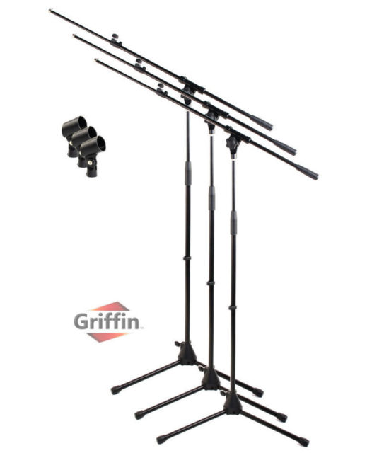 543x640 Pack Microphone Boom Stand Holder Xlr Cable Mic Clip Bag Stage