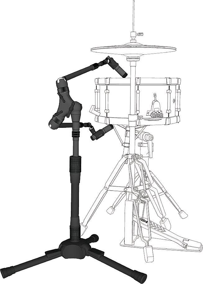 653x911 triad orbit dual mic system microphone stand package sweetwater