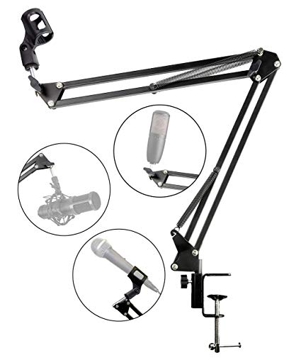 425x508 Rockjam Scissor Arm Microphone Stand Musical