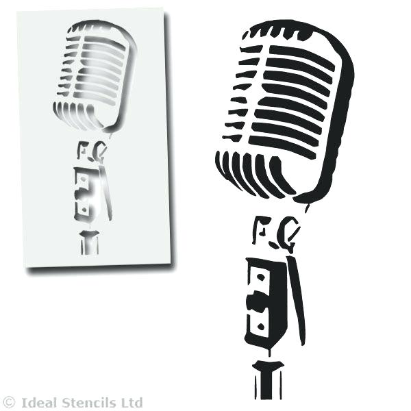 600x600 Vintage Microphone Classic Hire Cal X Tattoo Meaning Clipart