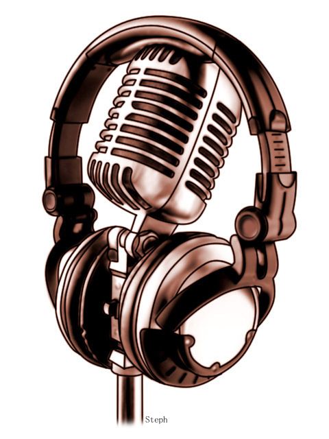 480x640 Microphone Tattoo Designs Headphones And Mic