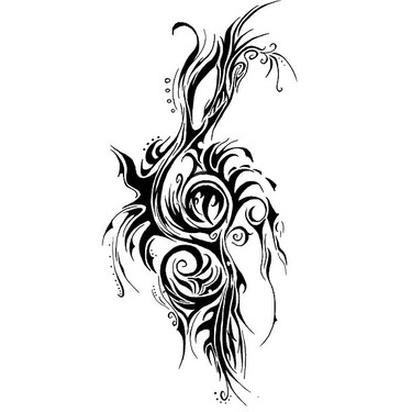 375x375 Music Tattoo Designs