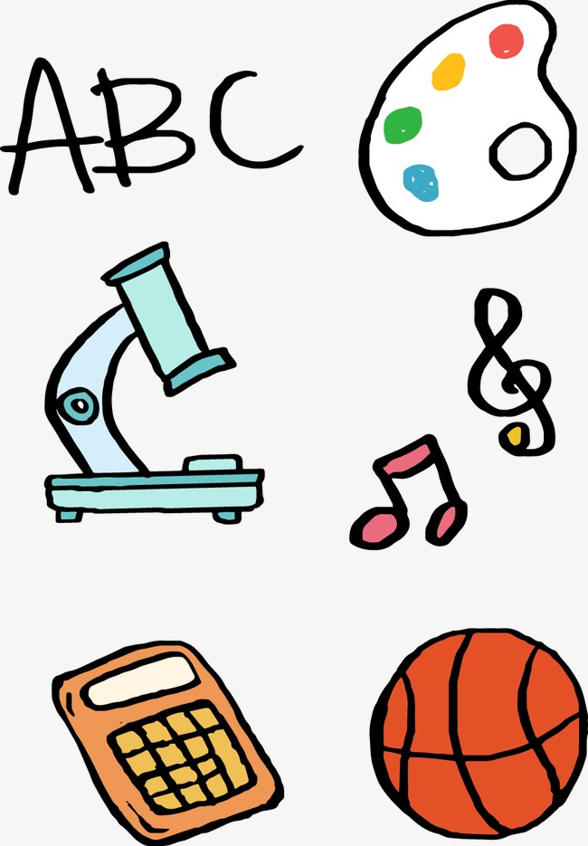 650x935 Cartoon Drawing Board Notes Microscope, Cartoon Vector, Cartoon