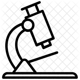 256x256 Microscope Icon Of Line Style