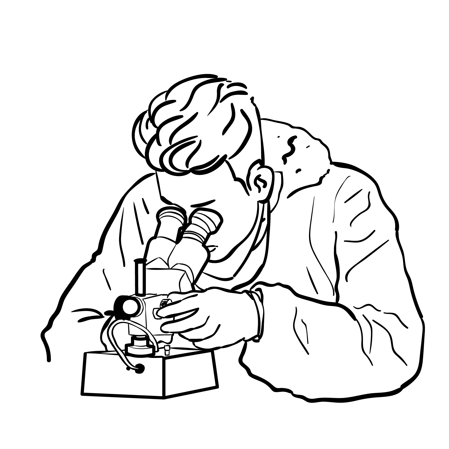 1800x1800 Microscope Vector