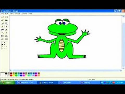 480x360 Drawing Cartoon Animals In Microsoft Paint How To Draw A Cartoon