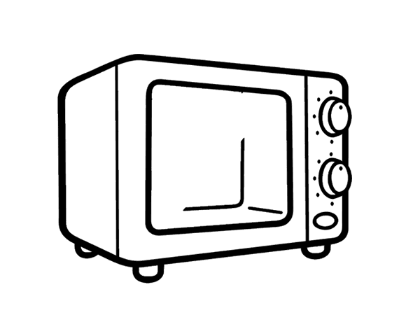 Microwave Drawing | Free download on ClipArtMag