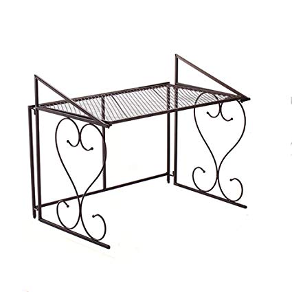 425x425 Zzy Wrought Iron Microwave Oven Rack Kitchen Multi