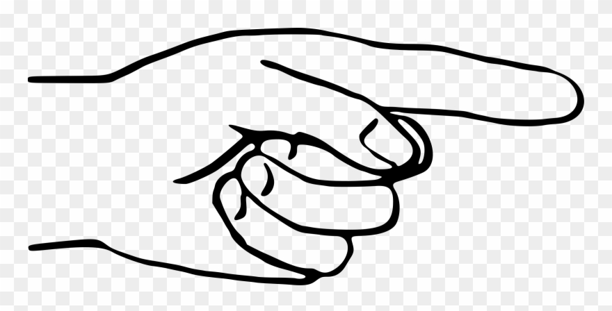 880x448 Line Art Drawing The Finger Silhouette Middle Finger