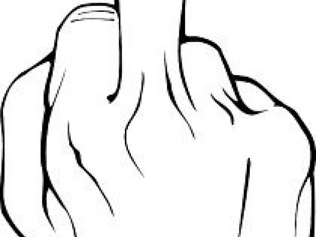 640x480 Middle Finger Drawing
