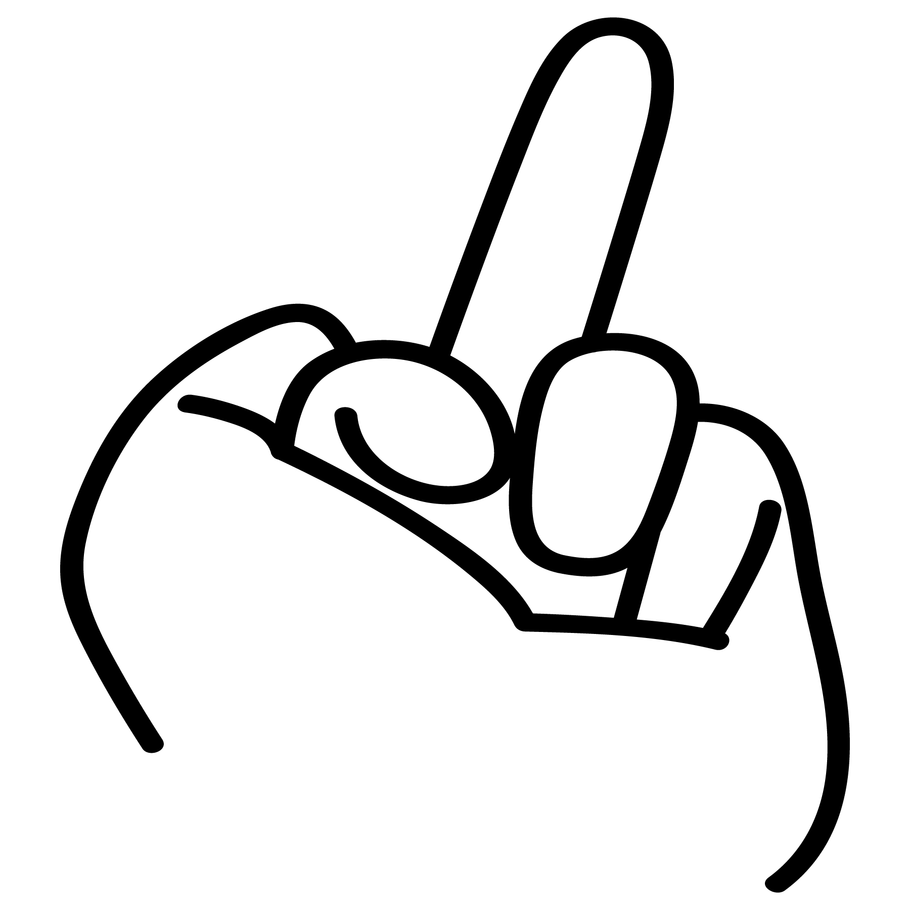 1800x1800 Middle Finger Sign