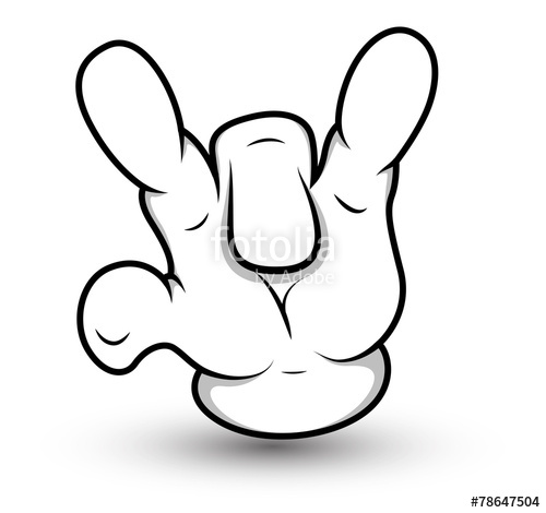 500x470 Cartoon Hand