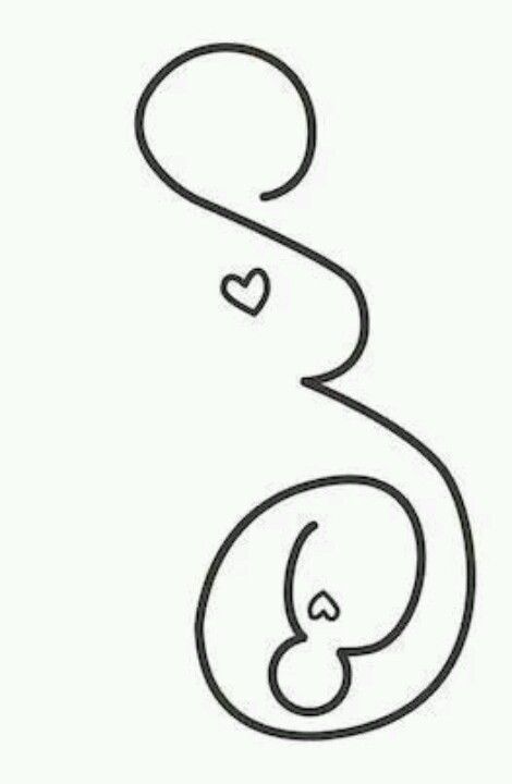 470x720 simple ink pregnancy tattoo, baby tattoos, midwife gift