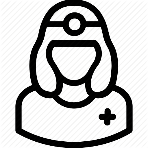 512x512 doctor, female, lady doctor, midwife, nurse icon